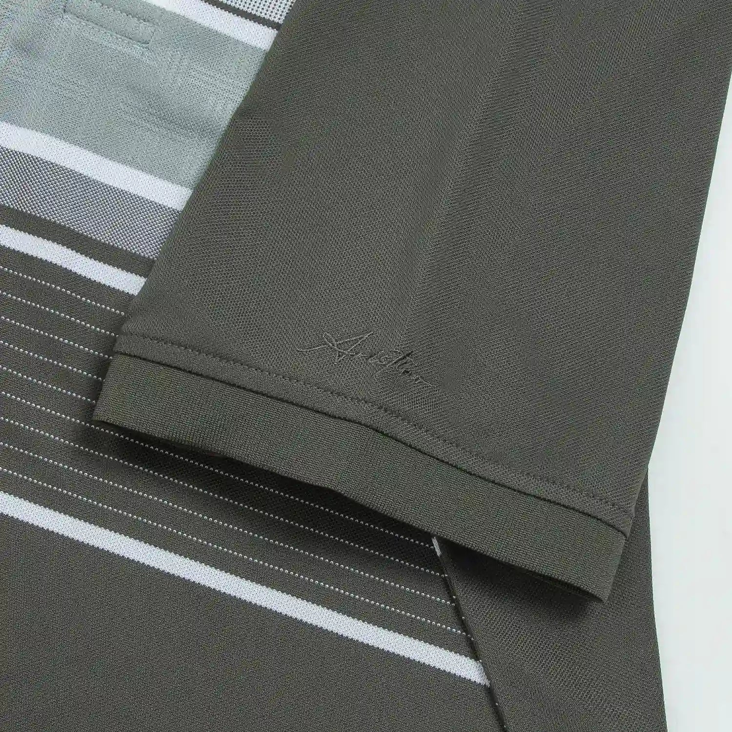 Olive green 25 striped