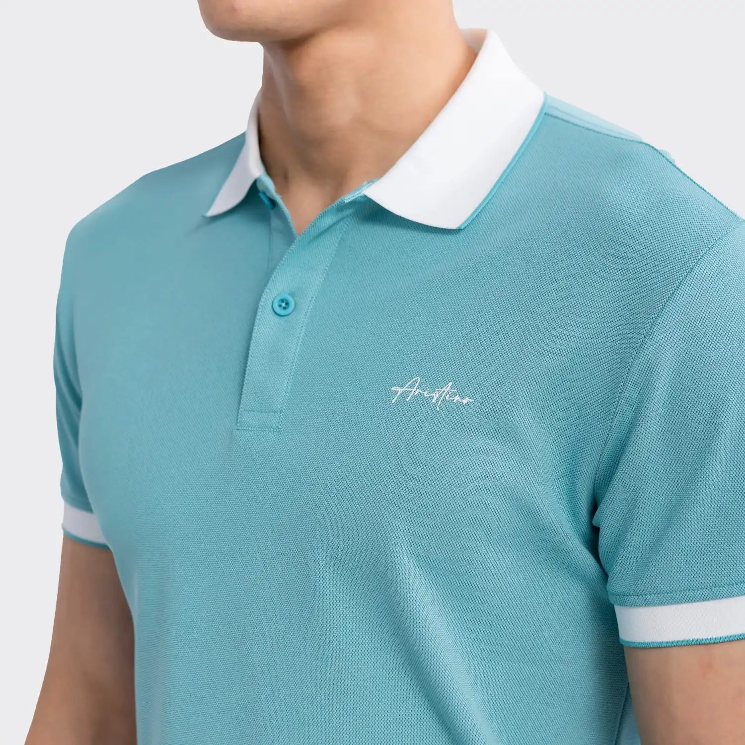 Blue 62 dobby weave aqua