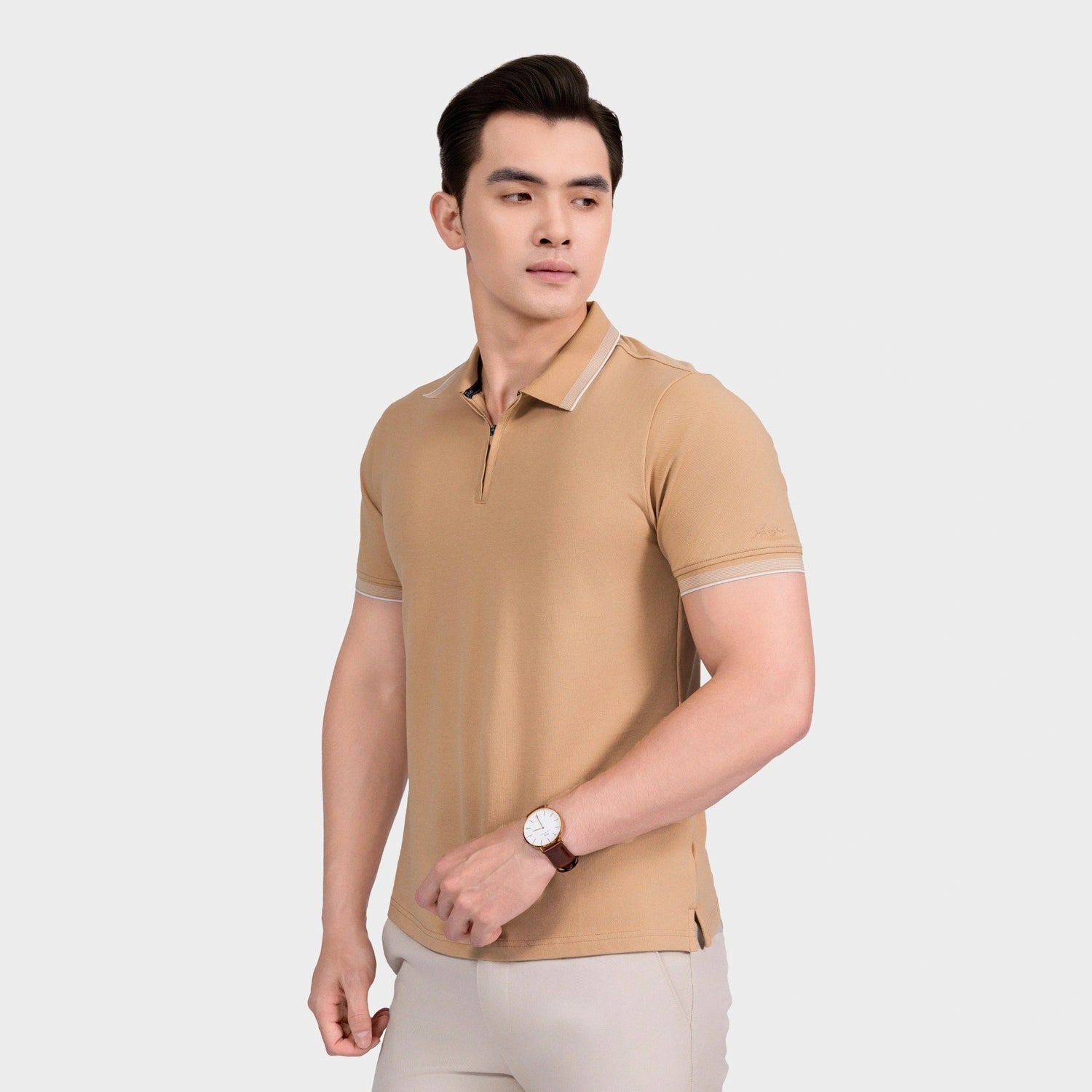 Áo Polo Aristino Elite bằng cotton hữu cơ APS207AS0E