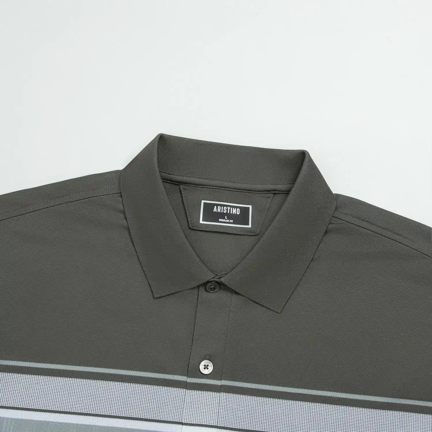 Olive green 25 striped