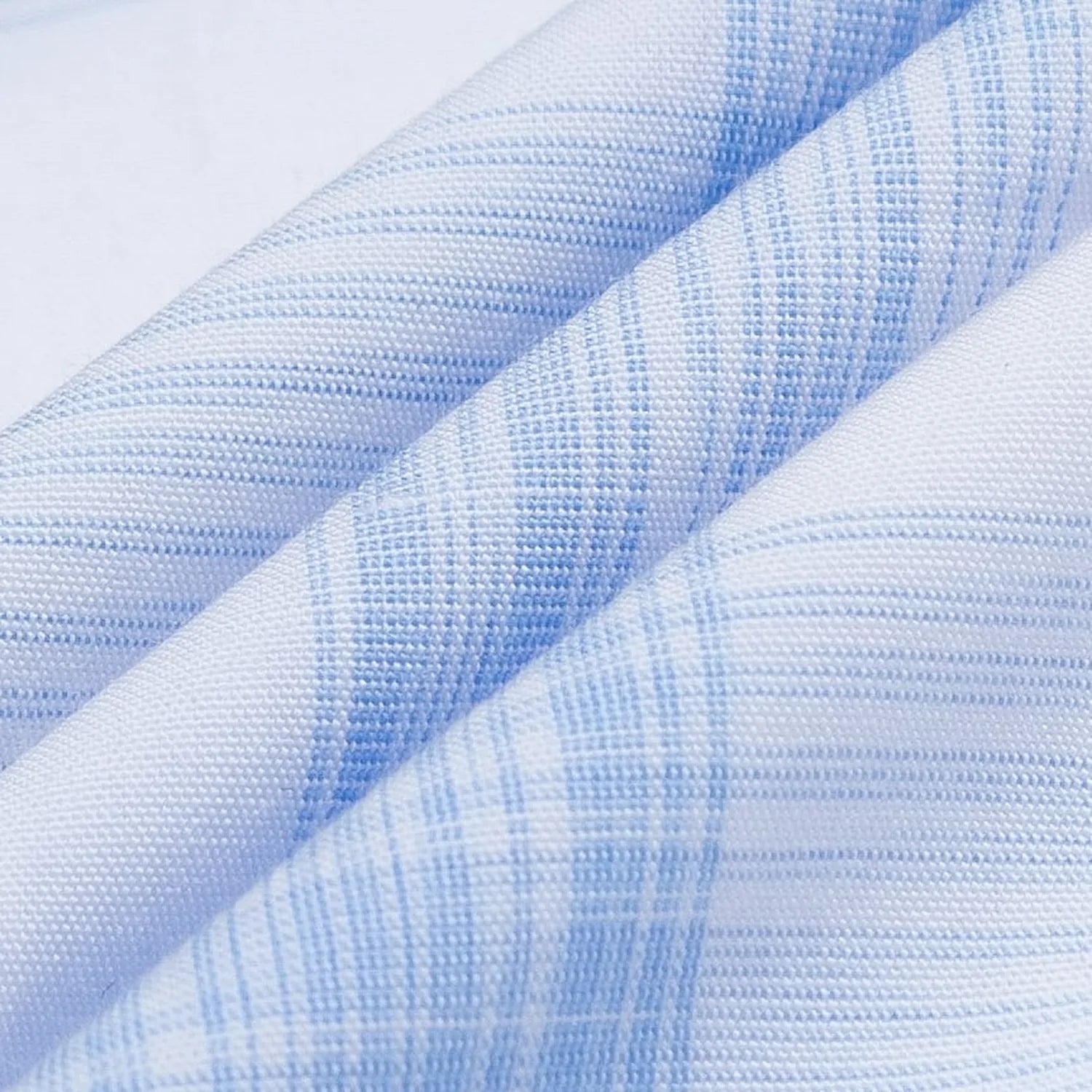 White blue stripe print