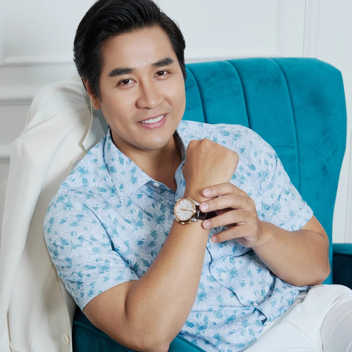 Áo sơ mi nam Aristino dáng regular fit ASS054AS3