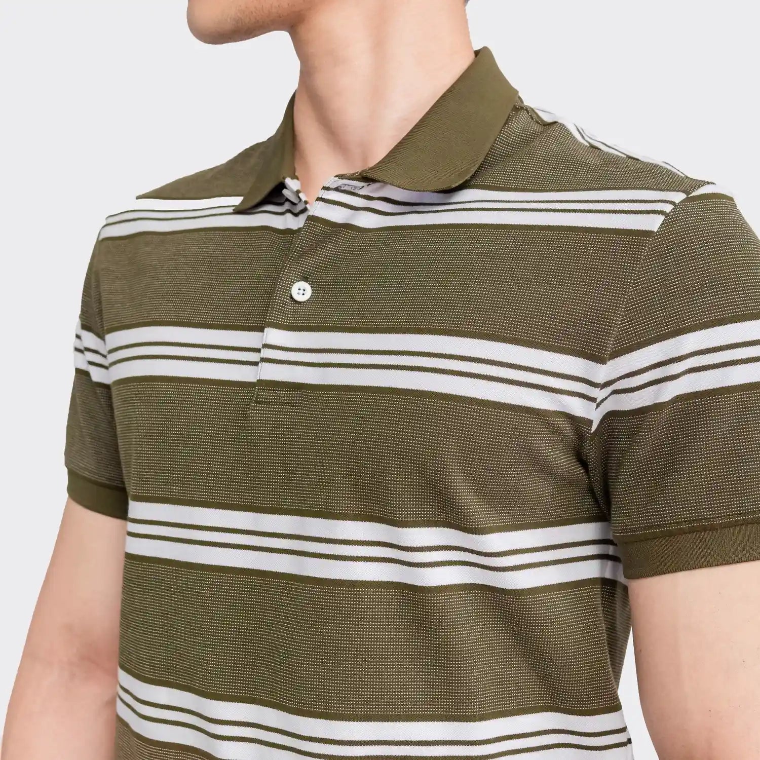 Olive green 91 striped