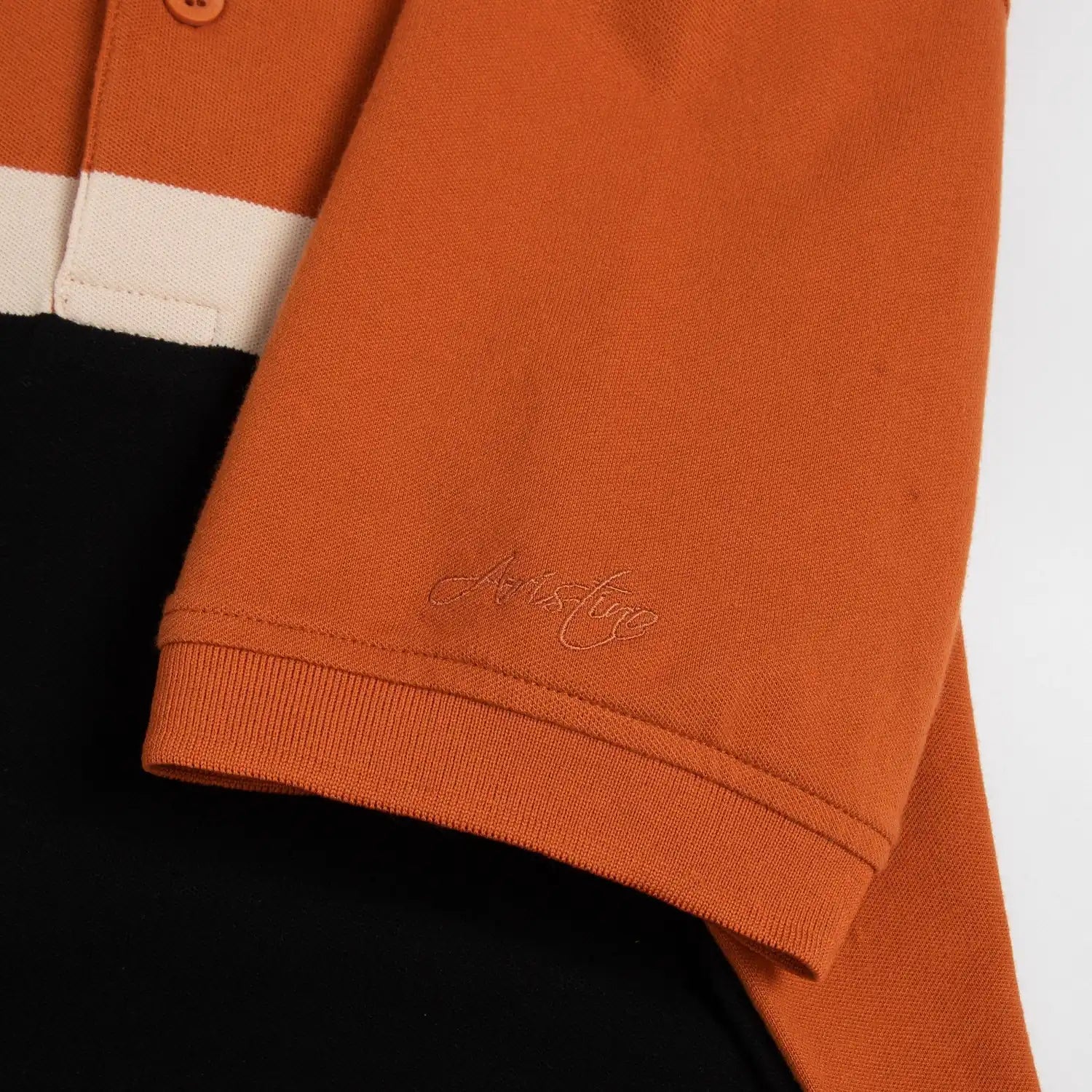 Orange 87 Jacquard stripe