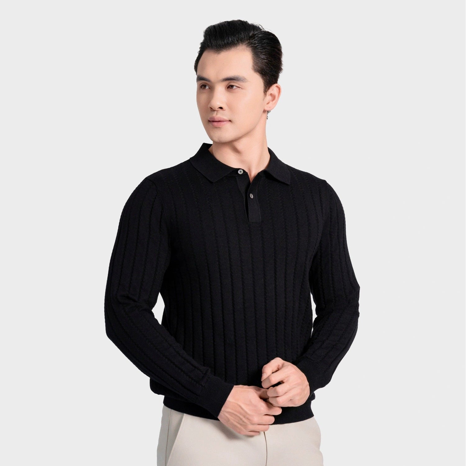 Áo len nam Aristino AWOU10BZ