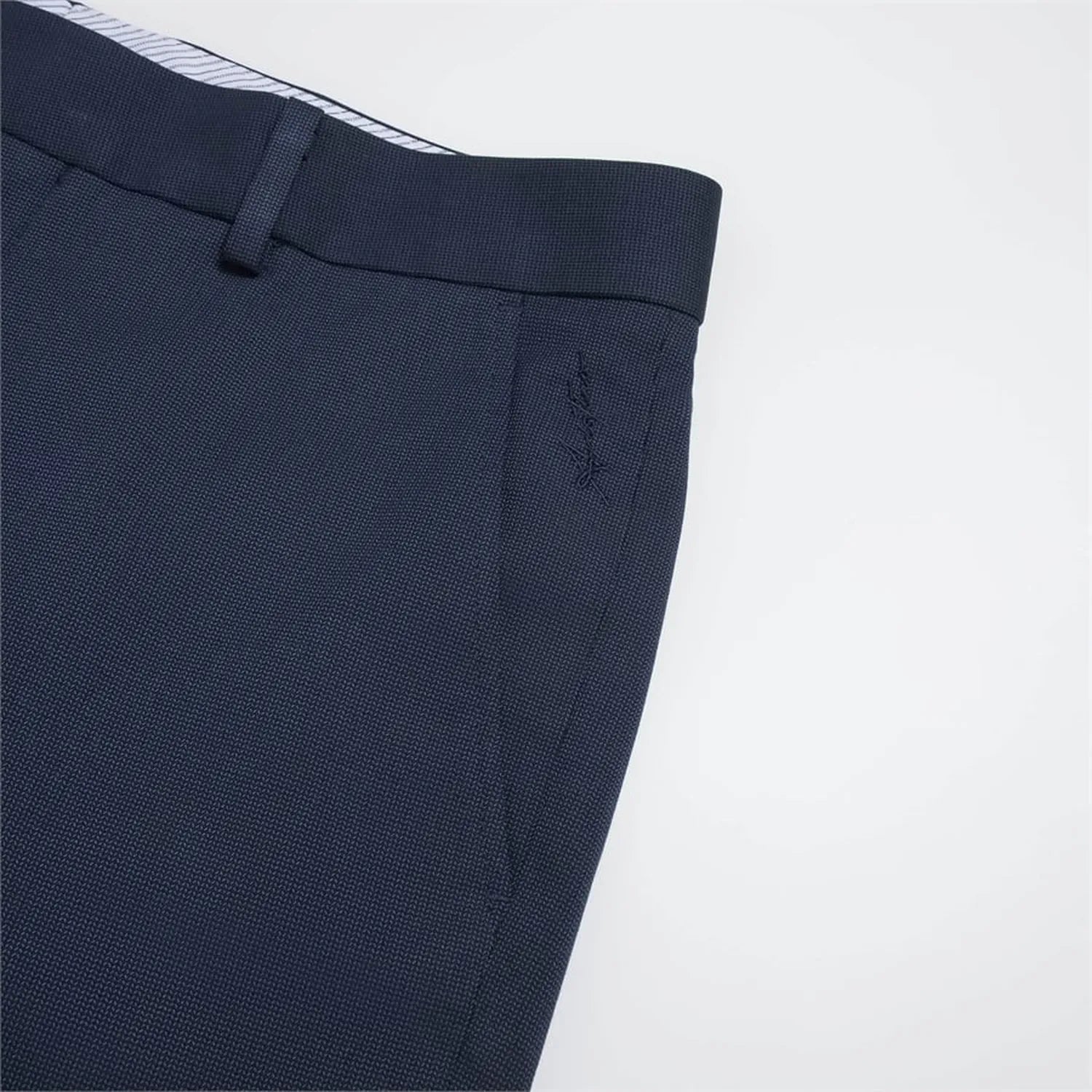 Navy blue 4 2 dobby weave