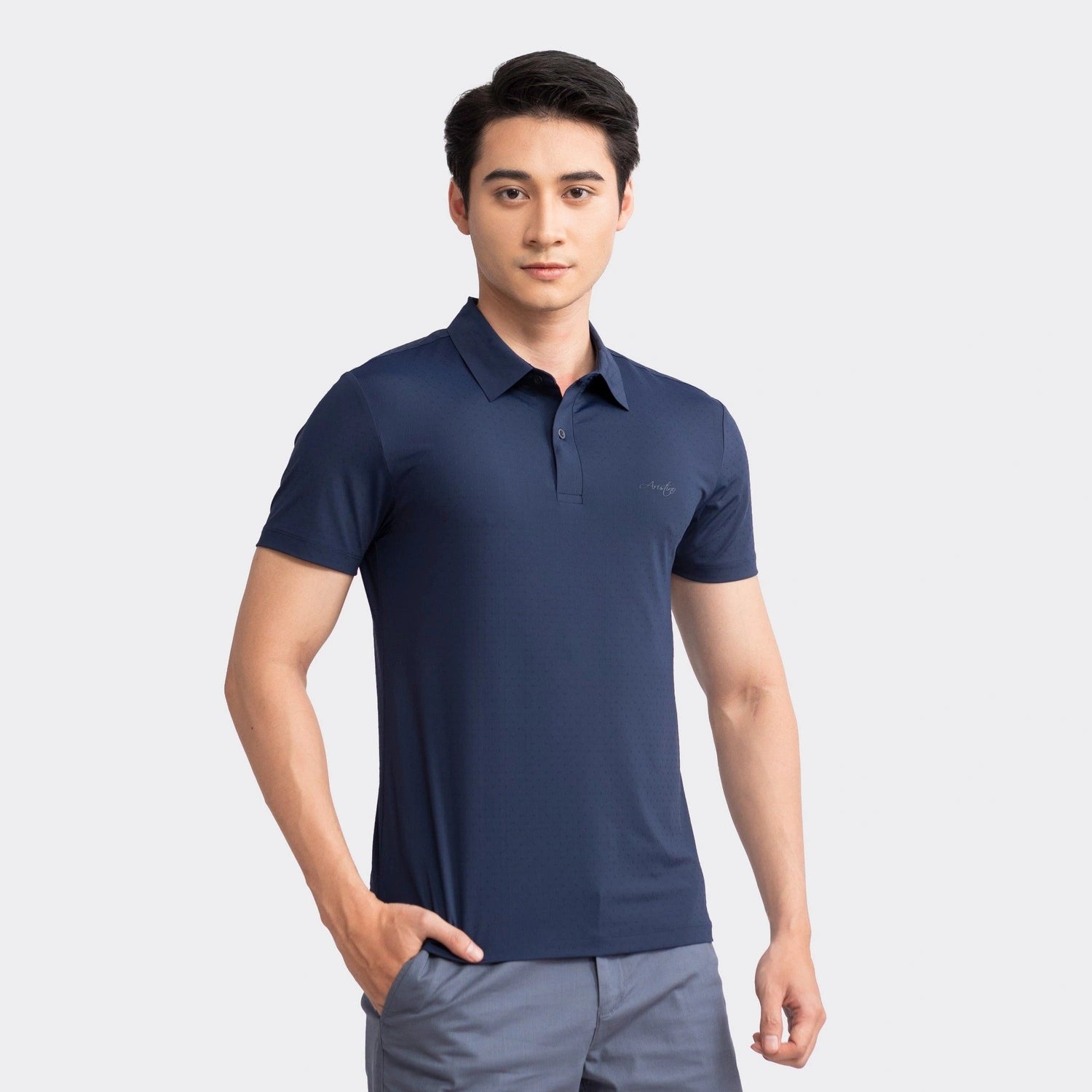 Navy blue 41 Jacquard pattern