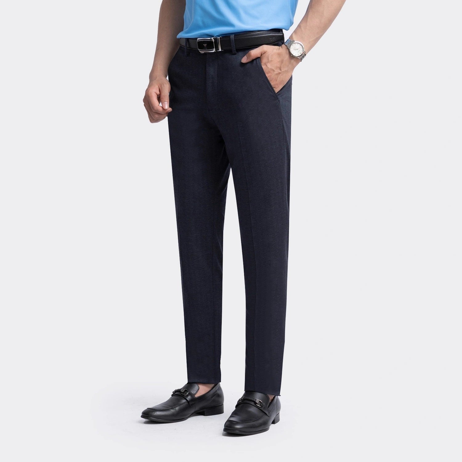 Navy blue 49 striped