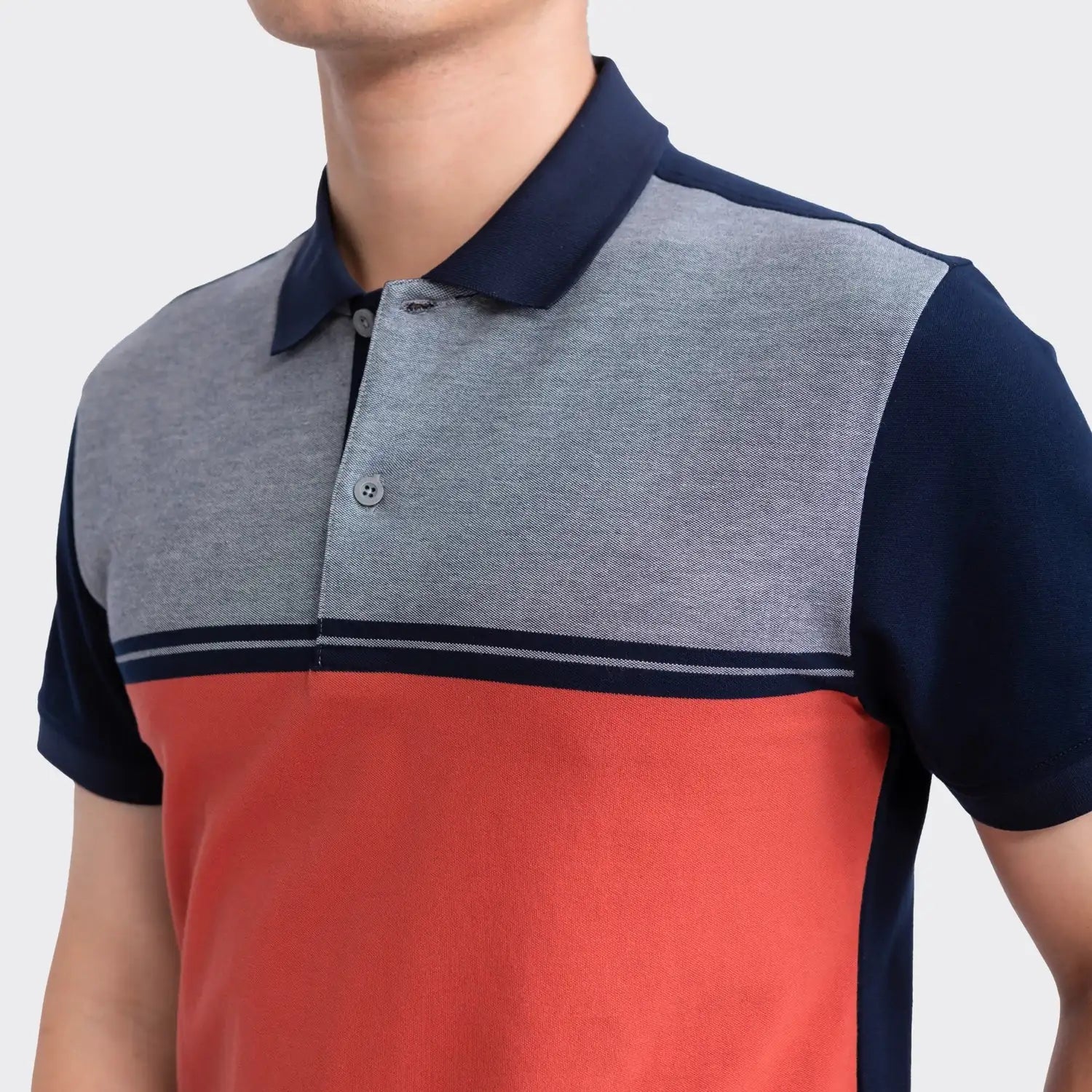 Orange 35 Jacquard stripe