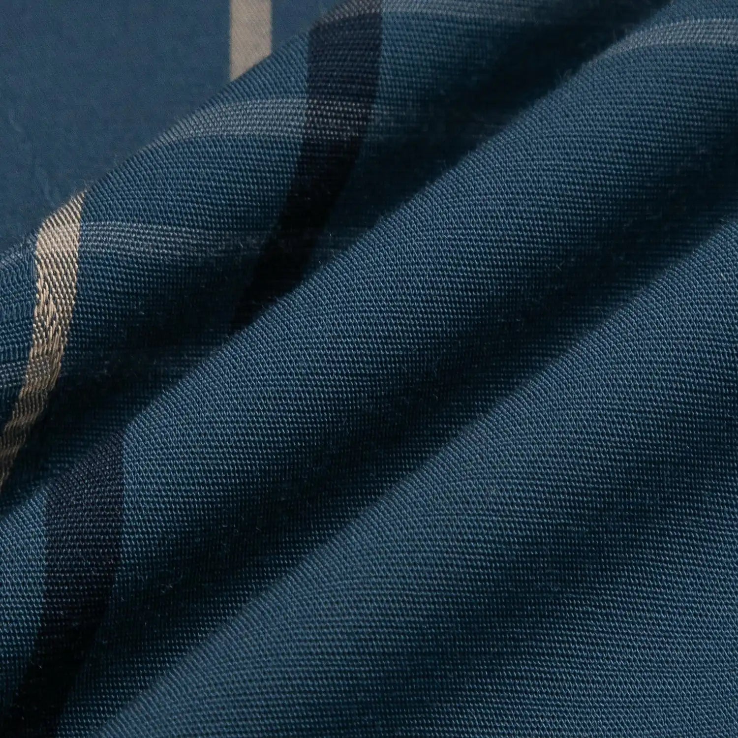 Navy blue striped