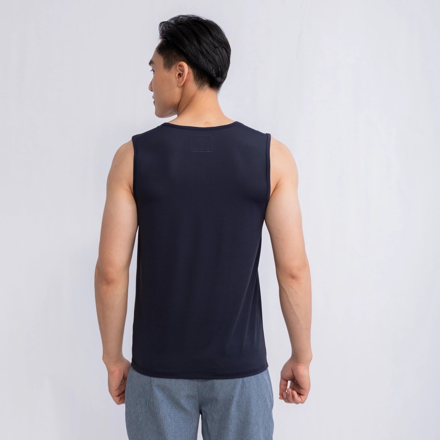 Navy blue 49 striped