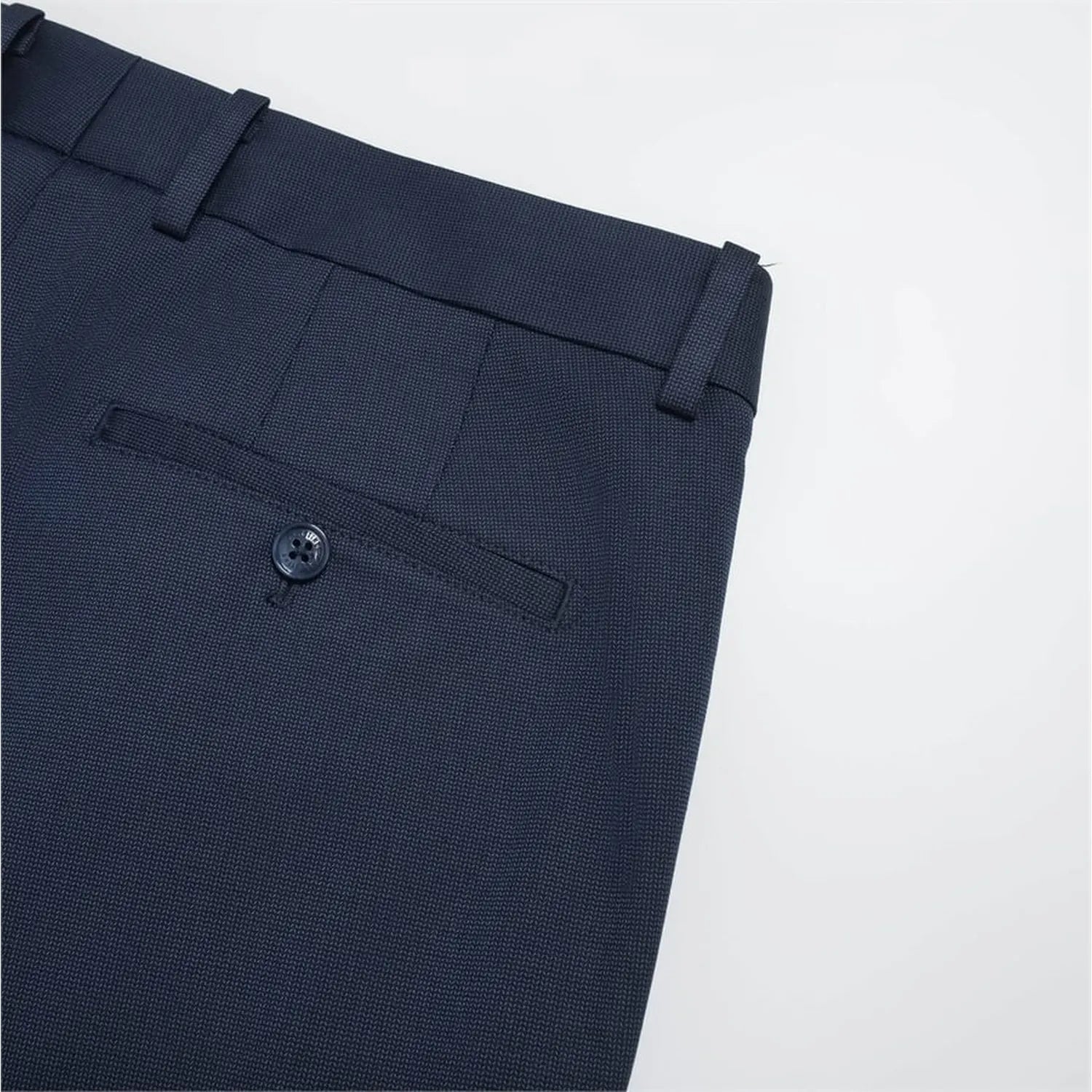 Navy blue 4 1 dobby weave