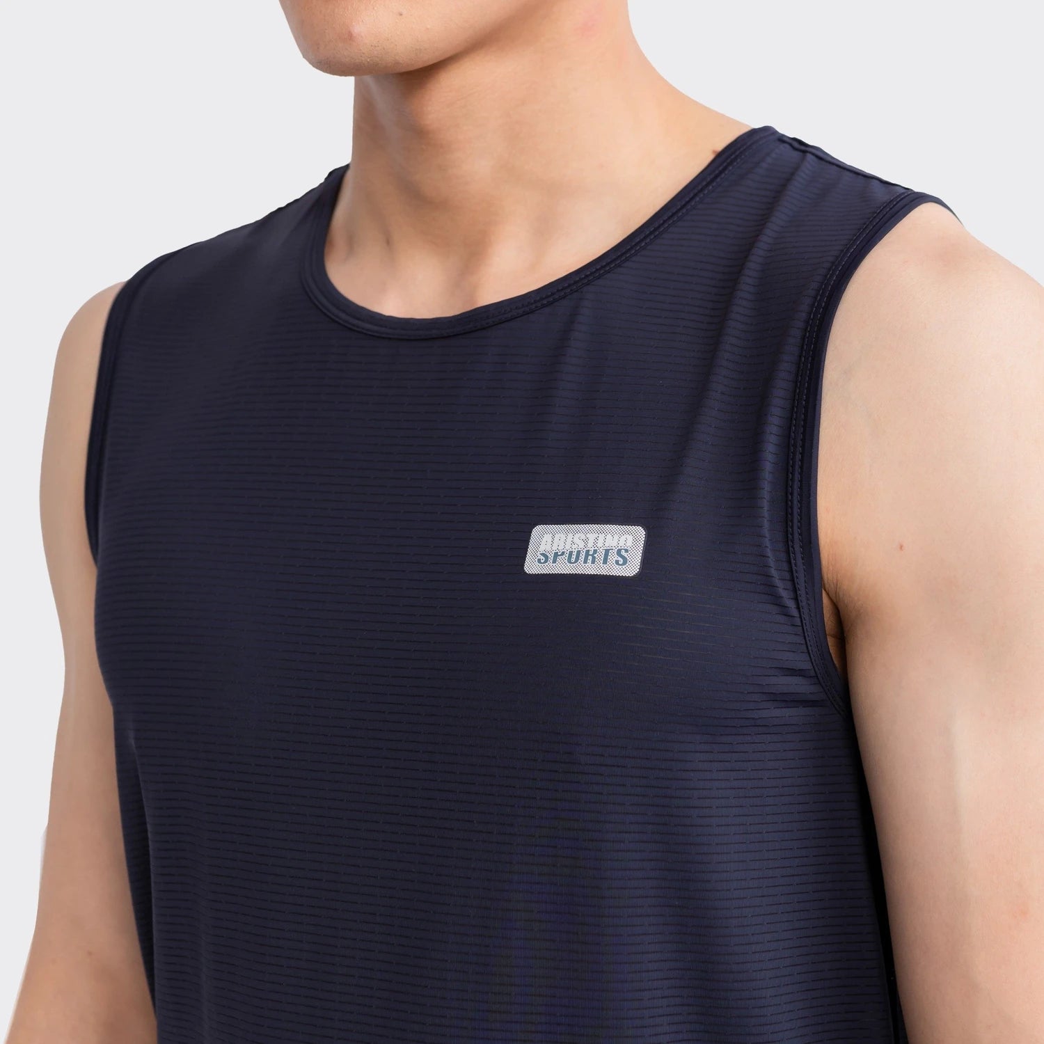 Navy blue 49 striped