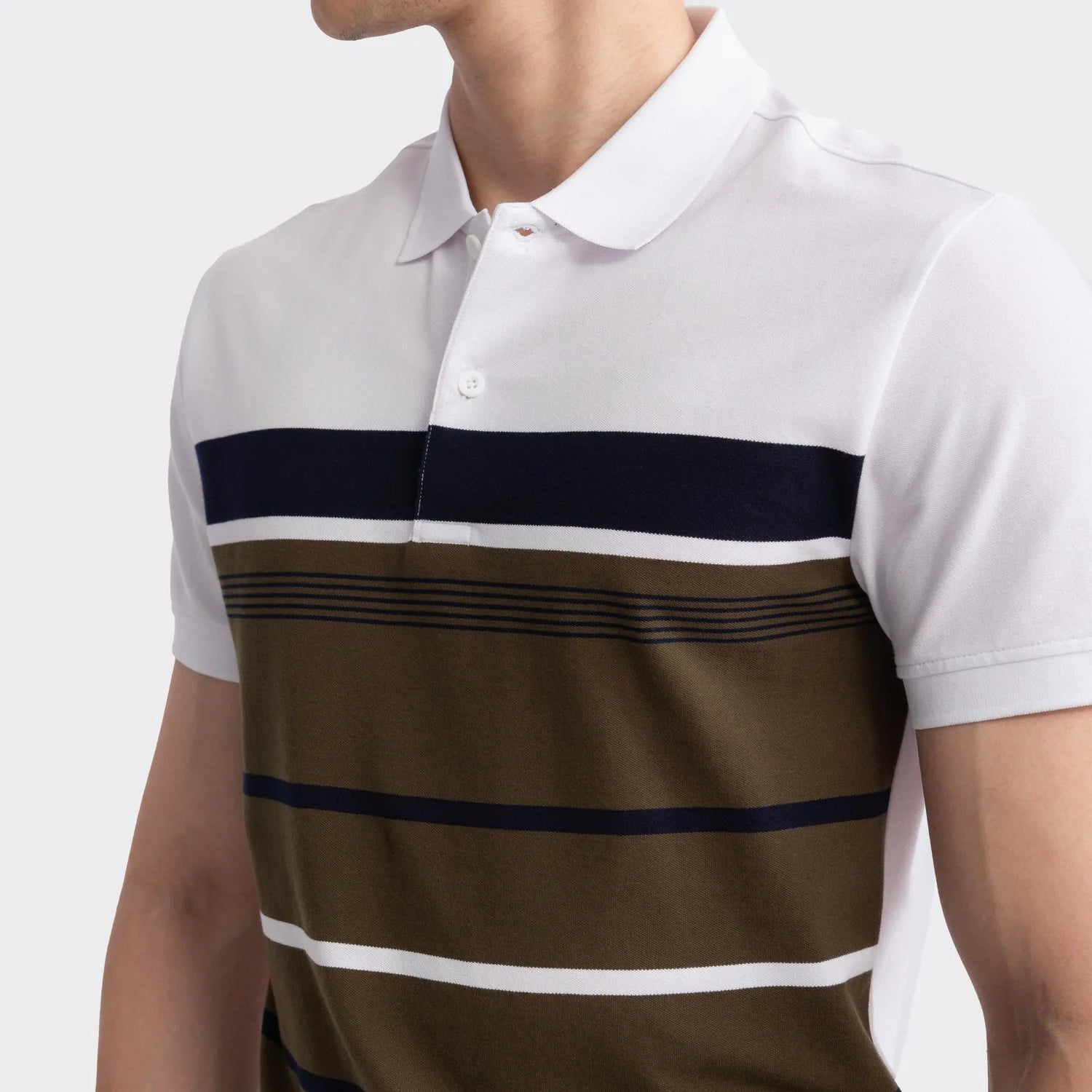 Olive green 68 striped