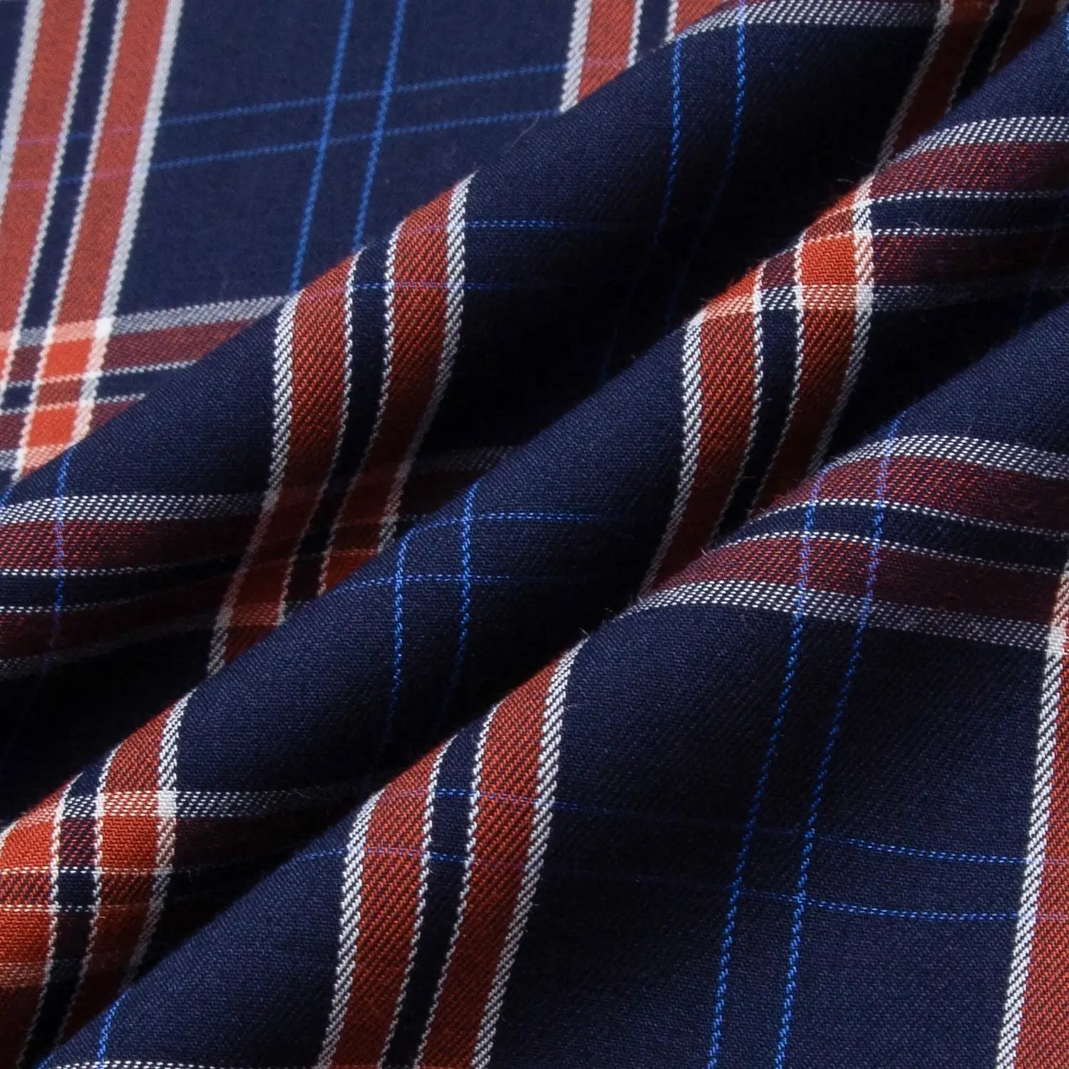 Navy blue orange stripe