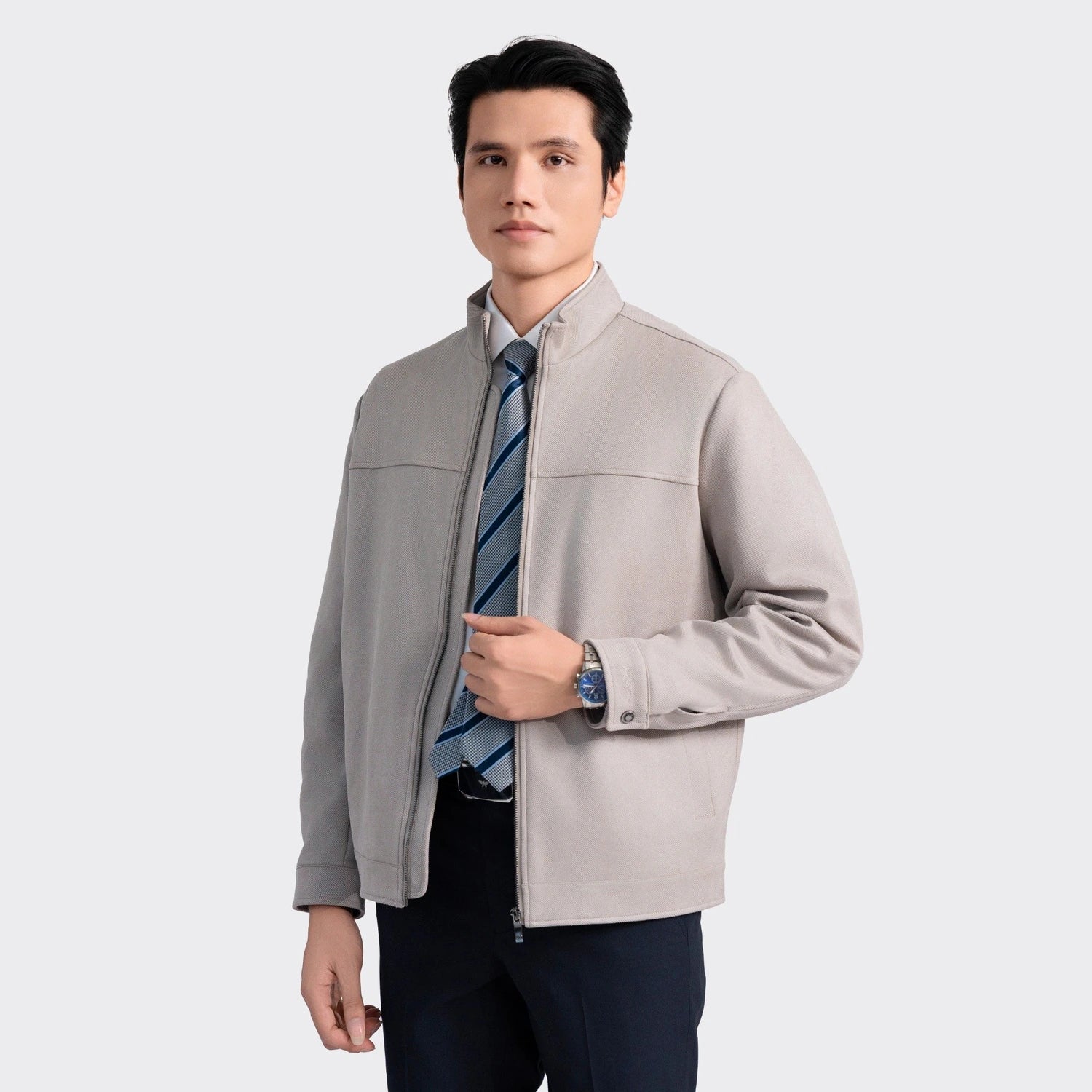 Gray 56 Jacquard pattern