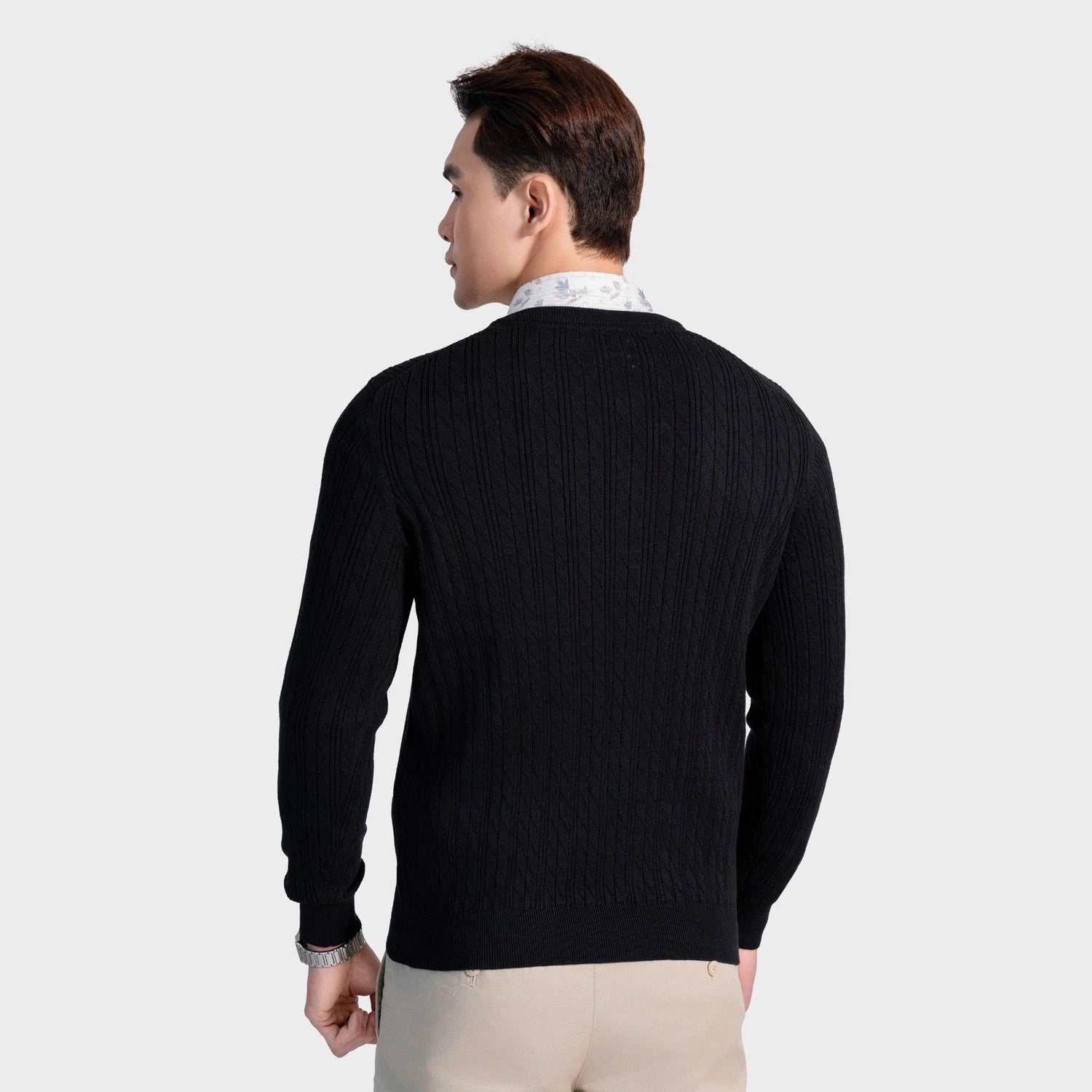 Black 01 Jacquard pattern