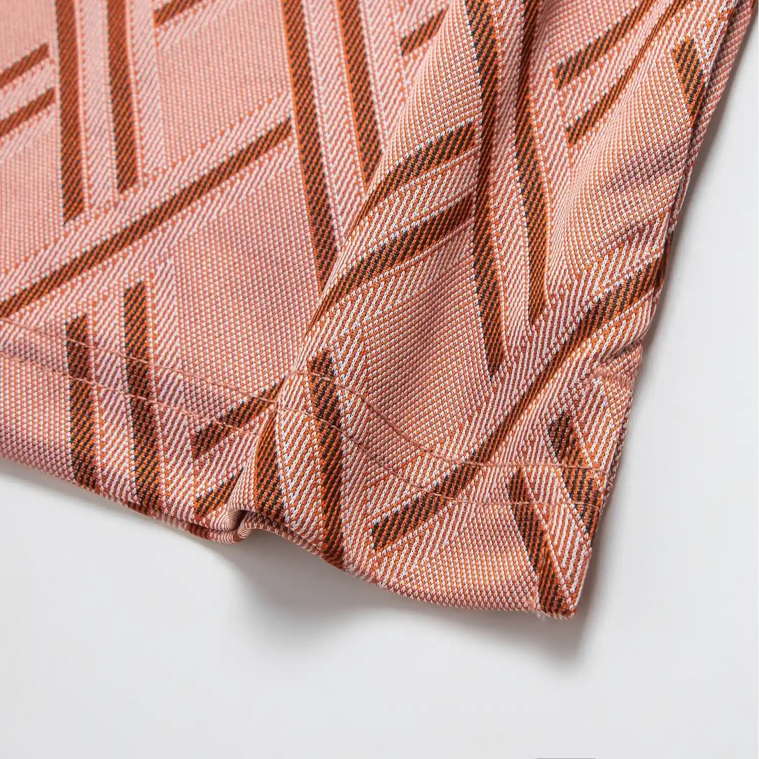 Orange 10 Patterned Jacquard