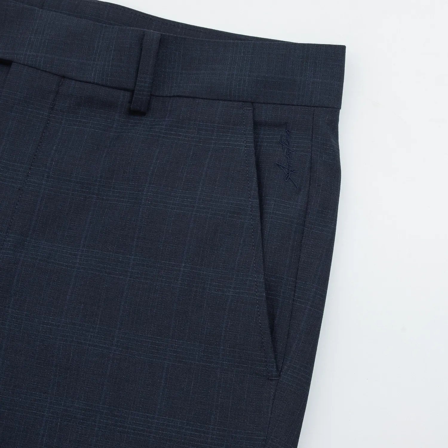 Navy blue 45 striped