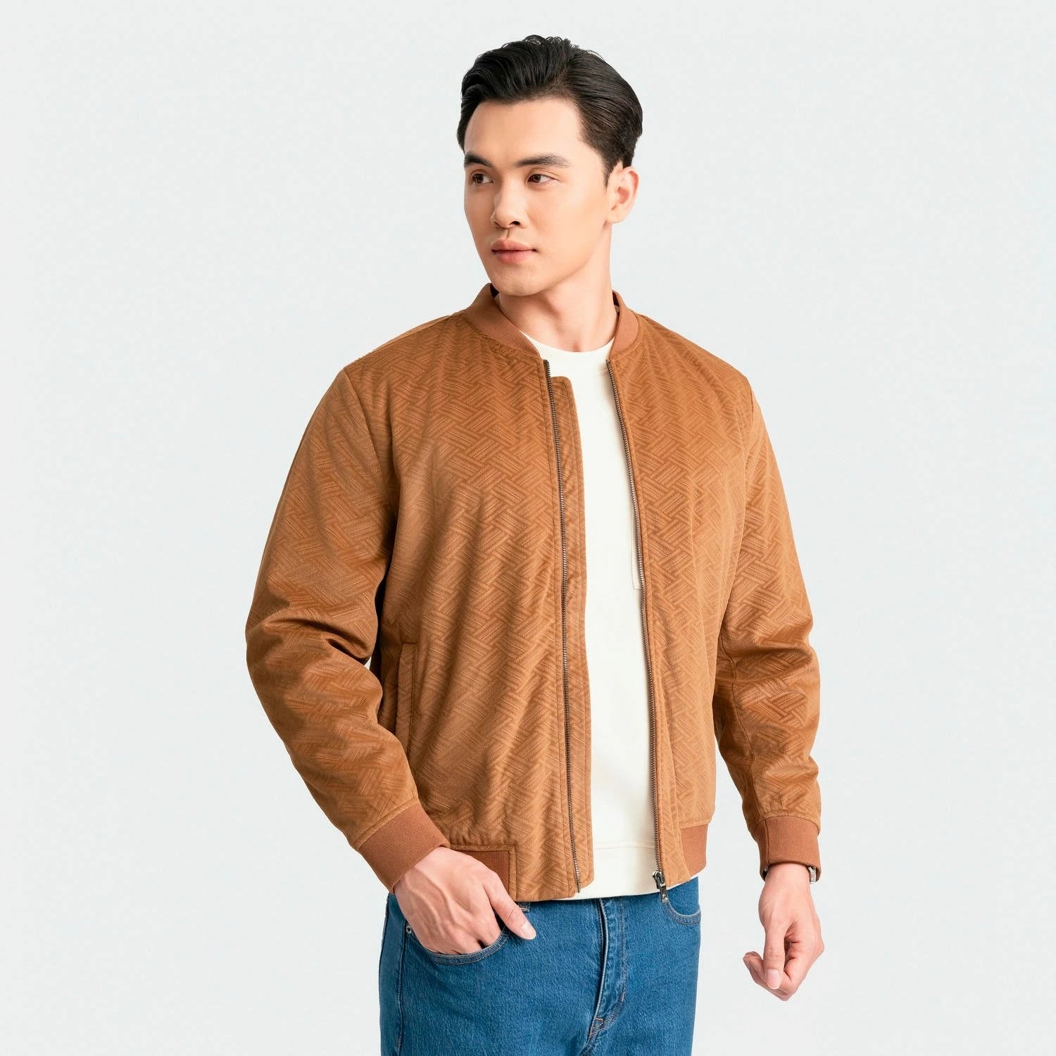 Brown 10 Jacquard pattern