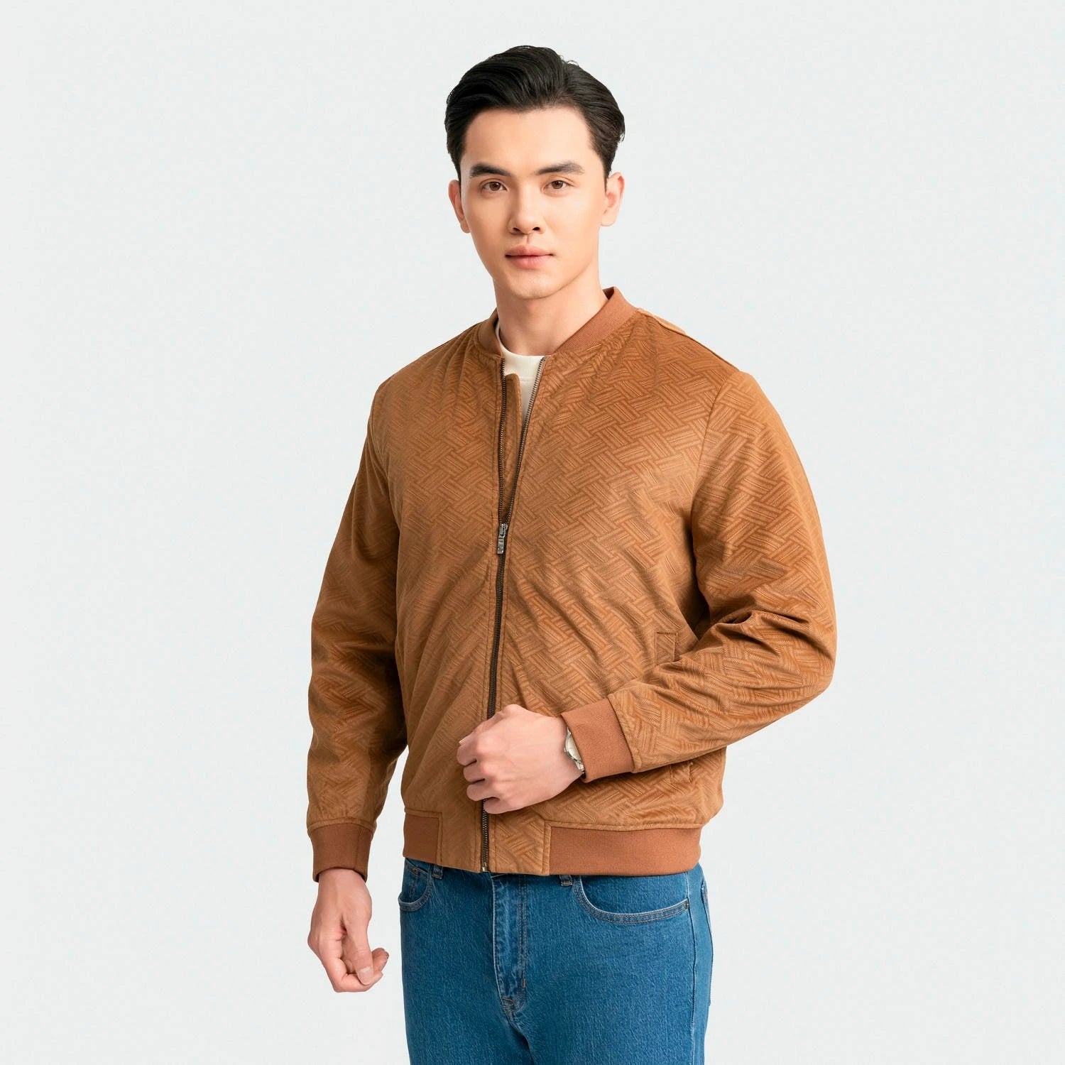 Brown 10 Jacquard pattern