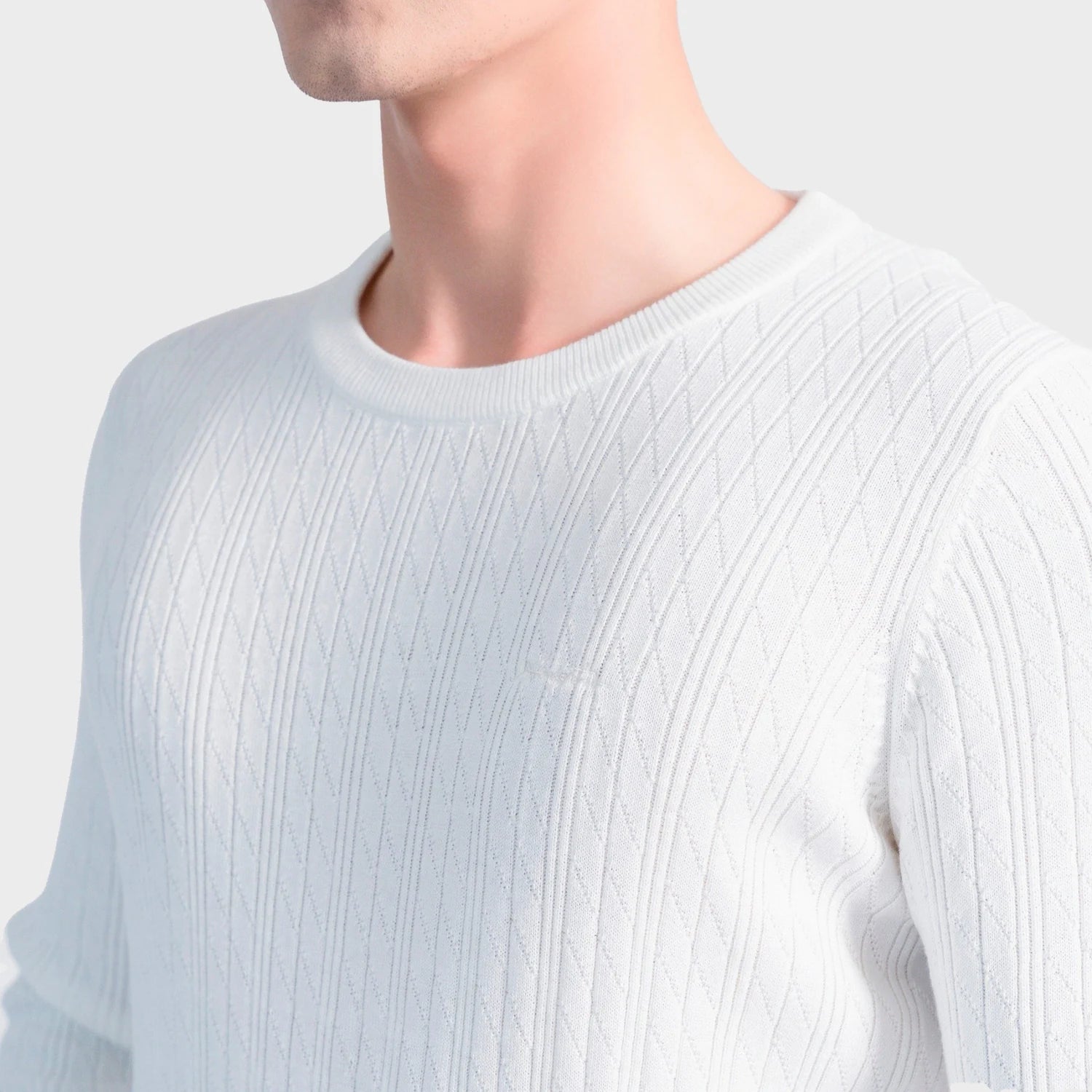 White 6 Jacquard pattern