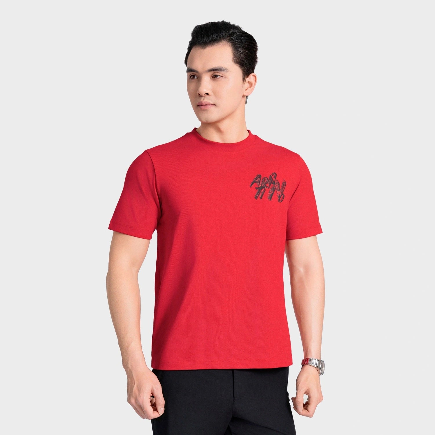 Áo thun nam Aristino dáng regular fit ATS023AS0