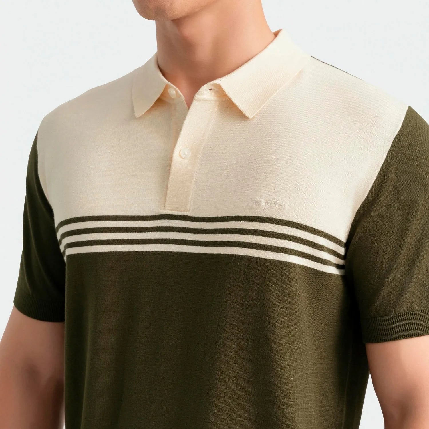 Olive green 66 striped