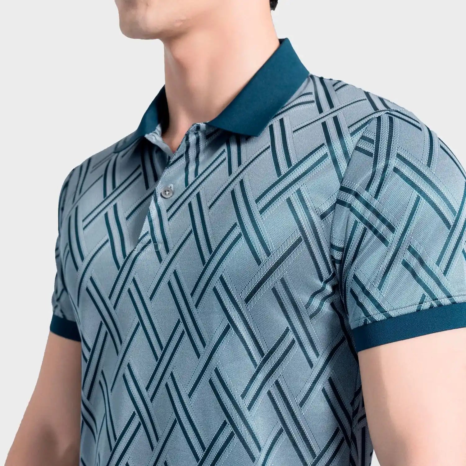 Green 12 Jacquard pattern