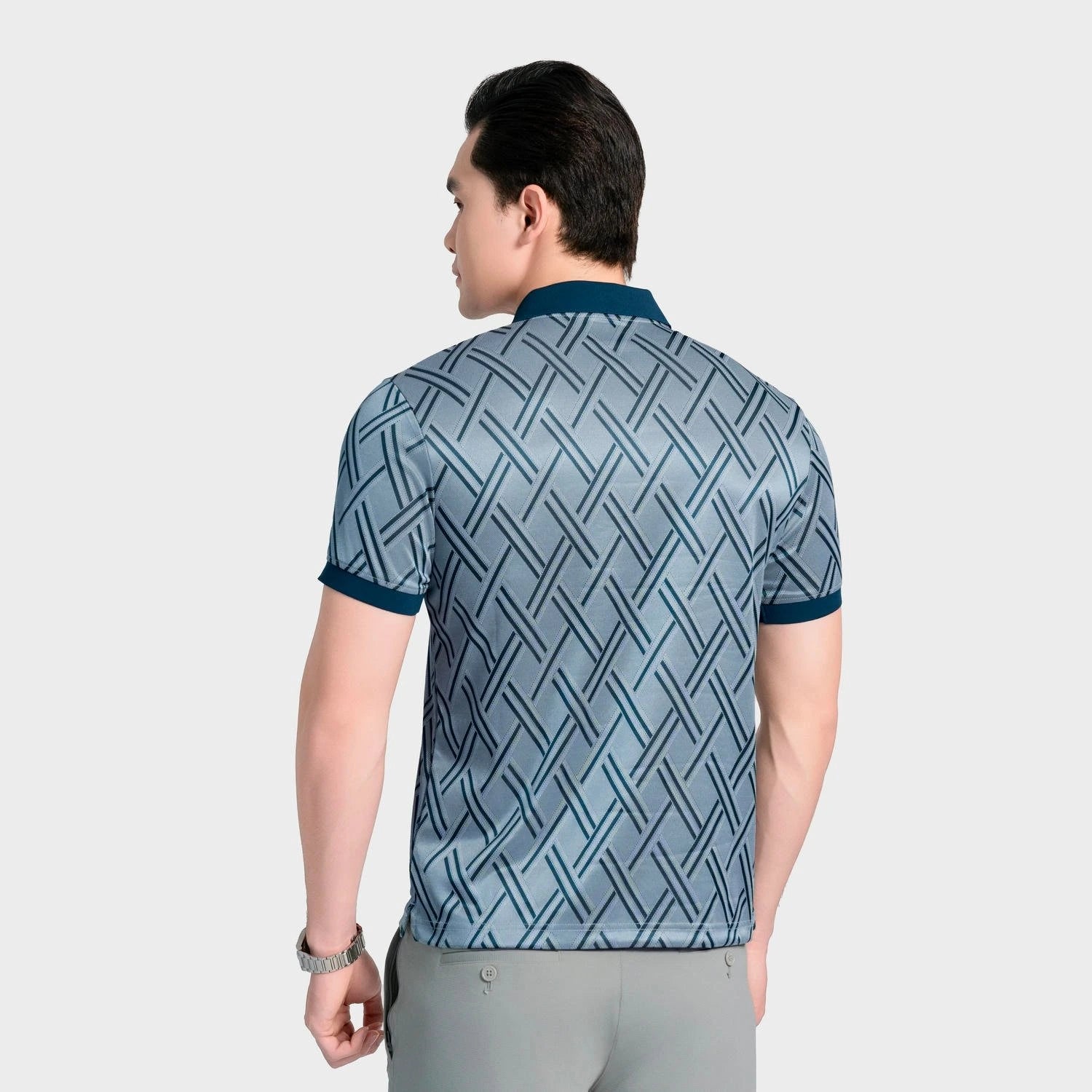 Green 12 Jacquard pattern