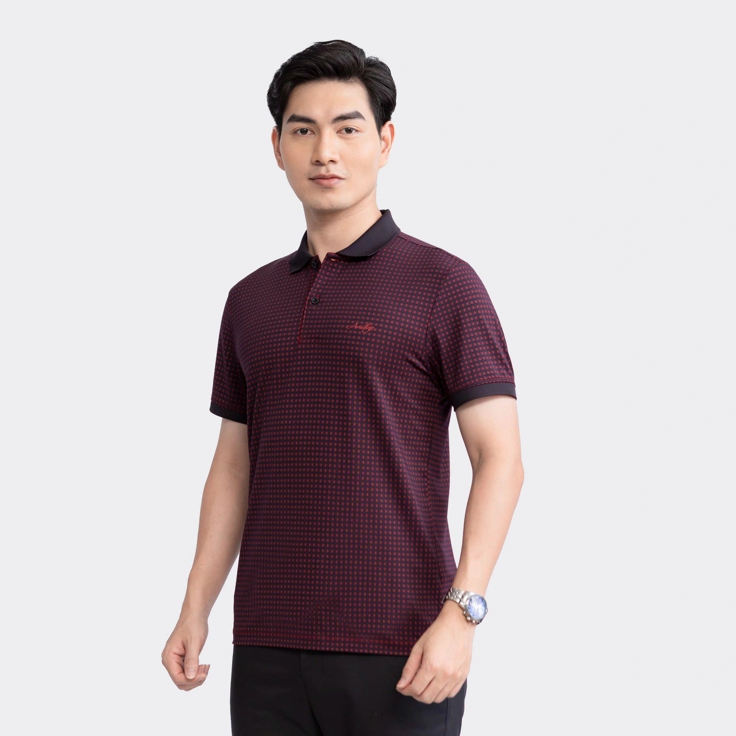 Red 35 Jacquard pattern