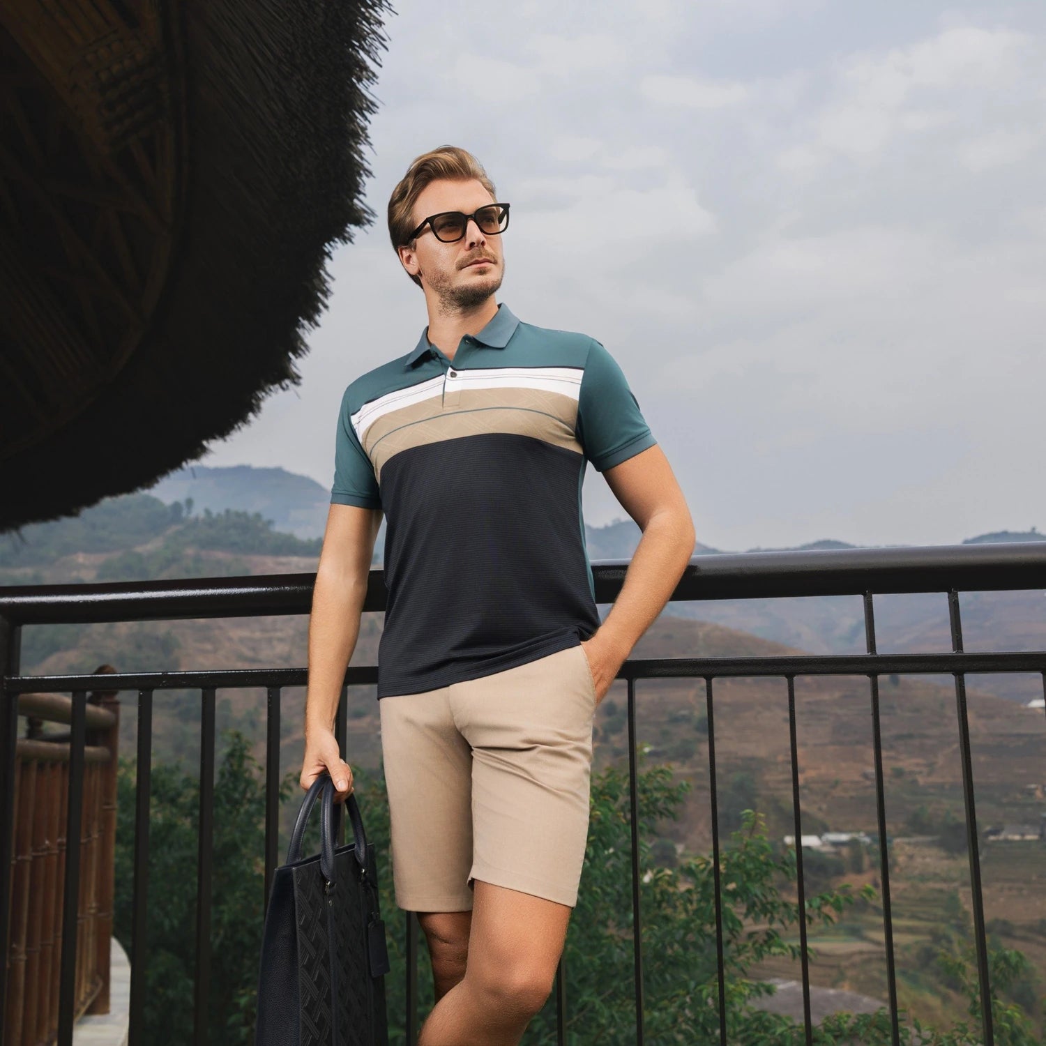 Navy blue 24 striped